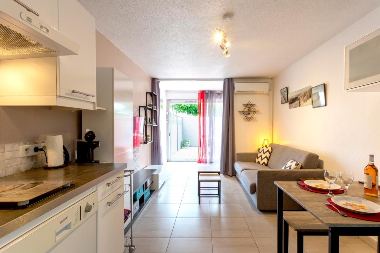 Beau studio avec grande terrasse La Grande-Motte Esterno foto